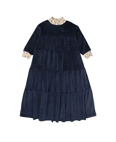 POUF GIRLS' VELOUR ROBE - LITTLE KID, BIG KID