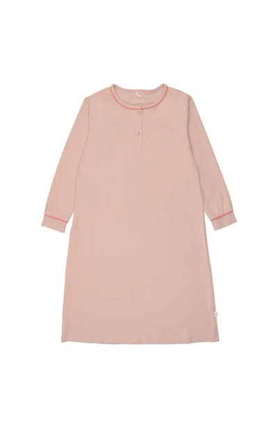 Pouf Kids'  Grandpa Nightgown In Pink/fuschia
