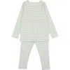 Pouf Grid Pj In Blue