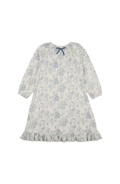 Pouf Kids'  Toile Nightgown In Neutral