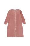 Pouf Velour Nightgown In Pink