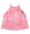 Poupette St Barth Alida Ruffled Top In Pink