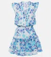 POUPETTE ST BARTH ANAIS PRINTED COTTON MINIDRESS