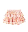 Poupette St Barth Ariane Floral Tiered Skirt