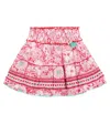 Poupette St Barth Ariel Floral Skirt In Pink Mid 70s Garden