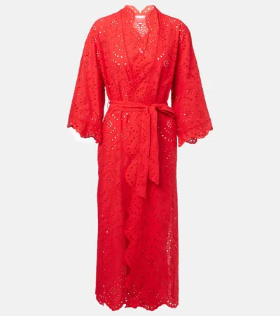 Poupette St Barth Aya Cotton Kaftan