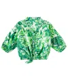 Poupette St Barth Azia Floral Top In Green