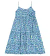 Poupette St Barth Bambi Floral Dress In Blue Net