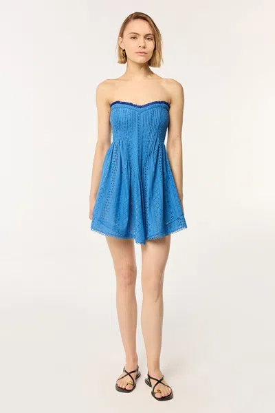 Poupette St Barth Bandeau Dress Claire In Jeans