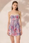 Poupette St Barth Bandeau Dress Claire In Lilac