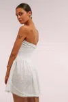 Poupette St Barth Bandeau Dress Claire In White