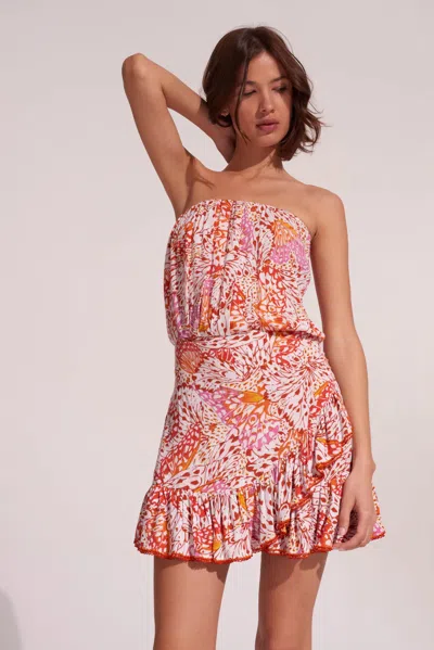 Poupette St Barth Bandeau Dress With Print