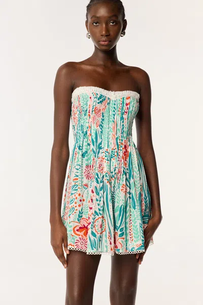 Poupette St Barth Bandeau-kleid Claire In Multi