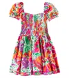 Poupette St Barth Bertha Floral Cotton Dress In Multicoloured