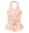 Poupette St Barth Beth Floral Playsuit
