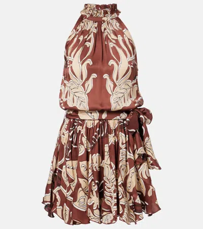 Poupette St Barth Bianca Printed Minidress In Multi