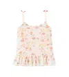 Poupette St Barth Billie Cotton-blend Lamé Dress In Pink