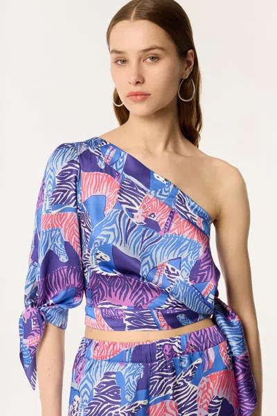 Poupette St Barth Blouse Cecile In Blue