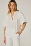Poupette St Barth Blouse Flores In White