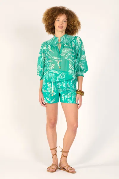 Poupette St Barth Blouse Ysee In Green