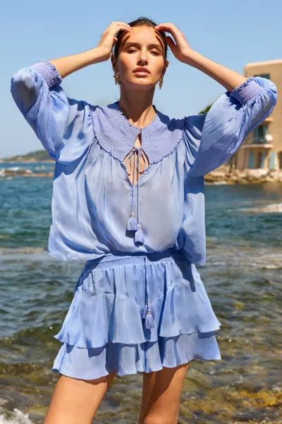 Poupette St Barth Blouse Ysee In Blue