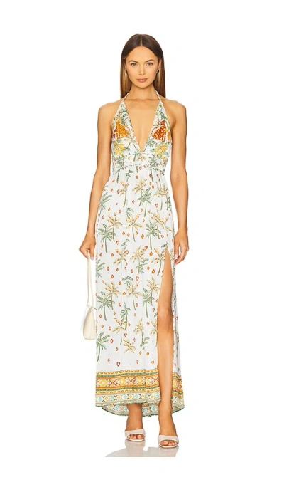 Poupette St Barth Calla Maxi Dress In Ivory