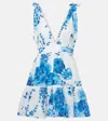 Poupette St Barth Cara Floral Cotton Minidress