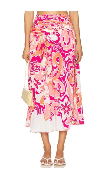 Poupette St Barth Carla Skirt In Pink