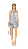 Poupette St Barth Mini Dress Cassandra In Blue