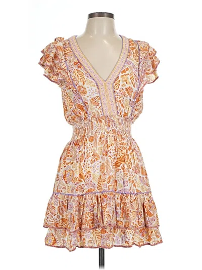 Pre-owned Poupette St Barth Casual Dress In Orange
