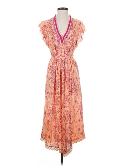 Pre-owned Poupette St Barth Casual Dress In Orange