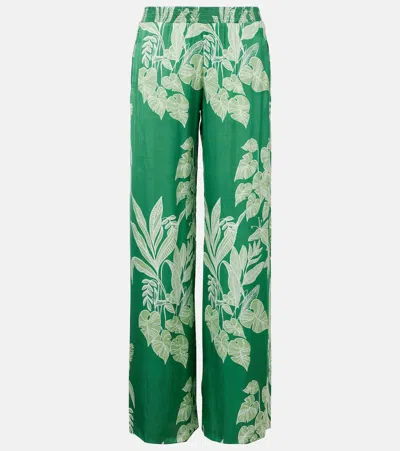 Poupette St Barth Weite Hose Cecile Aus Satin