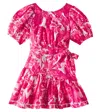 Poupette St Barth Chantal Floral Cotton Dress In Pink