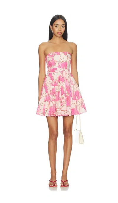 Poupette St Barth Christine Bandeau Dress In Pink