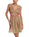 Poupette St Barth Ciao Floral Mini Dress In Pink Honolulu