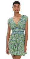 Poupette St Barth Ciao Mini Dress Blue Honolulu In Blue Honolulu