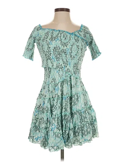 Pre-owned Poupette St Barth Cocktail Dress In Blue