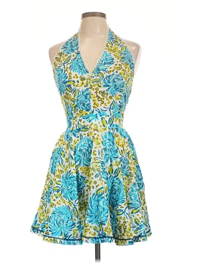 Pre-owned Poupette St Barth Cocktail Dress In Blue