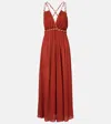 Poupette St Barth Colette Maxi Dress In Brown