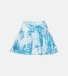 Poupette St Barth Colleen Printed Cotton Miniskirt