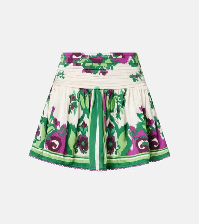 Poupette St Barth Colleen Floral Miniskirt In Multi