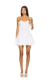 Poupette St Barth Cory Bandeau Dress In White