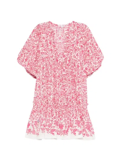 Poupette St Barth Cruz Mini Dress In Pink