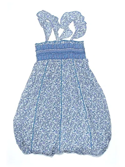 Pre-owned Poupette St Barth Kids' Dress In Blue