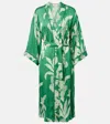 Poupette St Barth Kaftan Erica Aus Satin