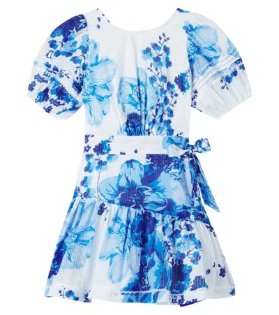 Poupette St Barth Kids' Floral Cotton Dress