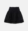 Poupette St Barth Galia Broderie Anglaise Cotton Miniskirt