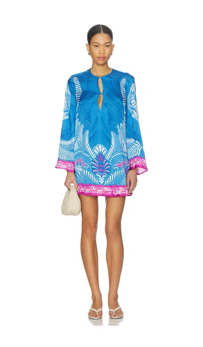 Poupette St Barth Mini Dress Gia In Blue