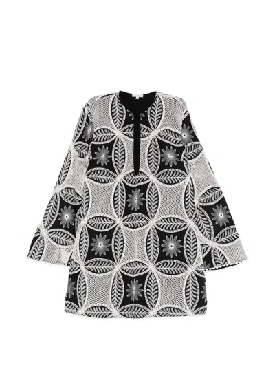 Poupette St Barth Mini Dress Gia In Neutral