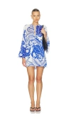 Poupette St Barth Gia Mini Dress In Blue